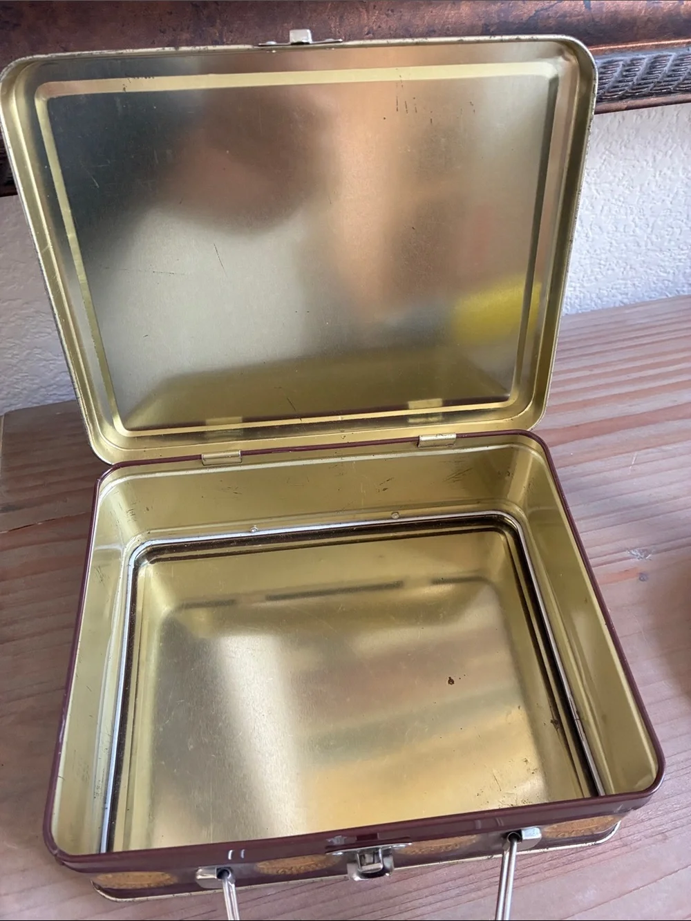 Reese's Peanut Butter Cup Tin Lunchbox - Bright Orange